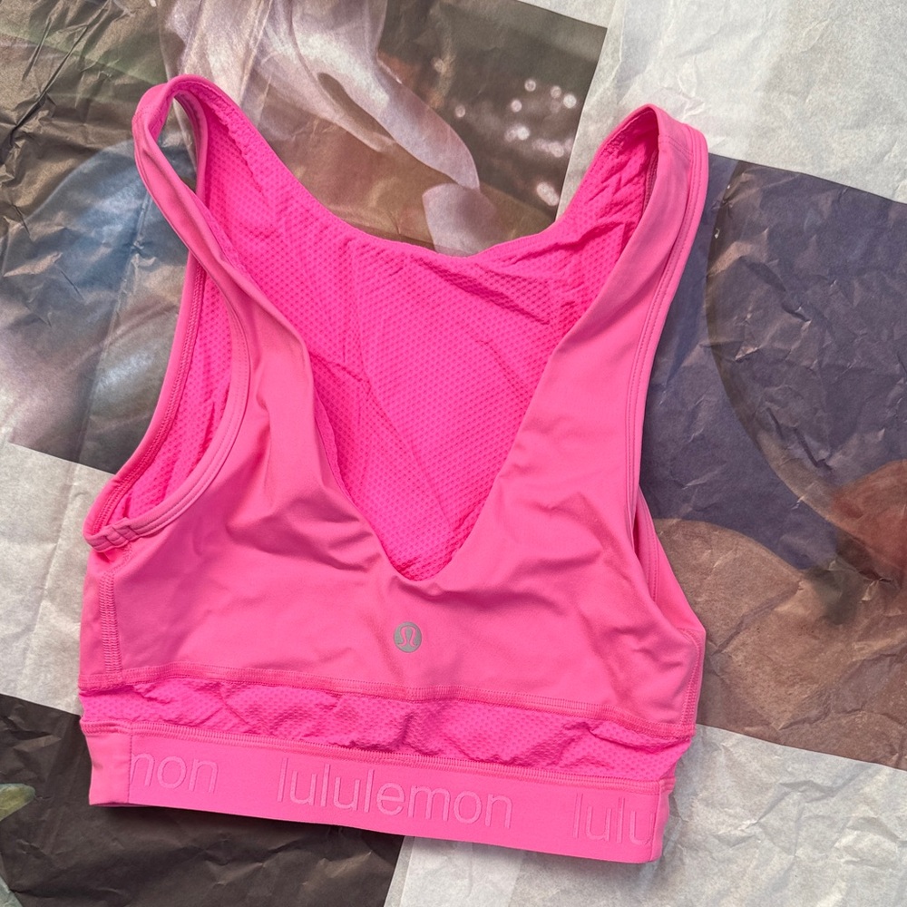 lululemon athletica Vibrant Pink Sports Bra